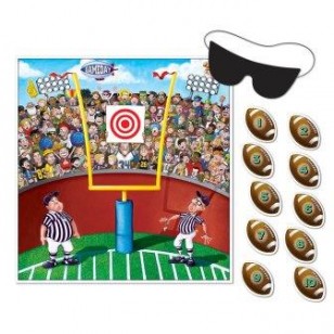 Pin the American Football Party Game